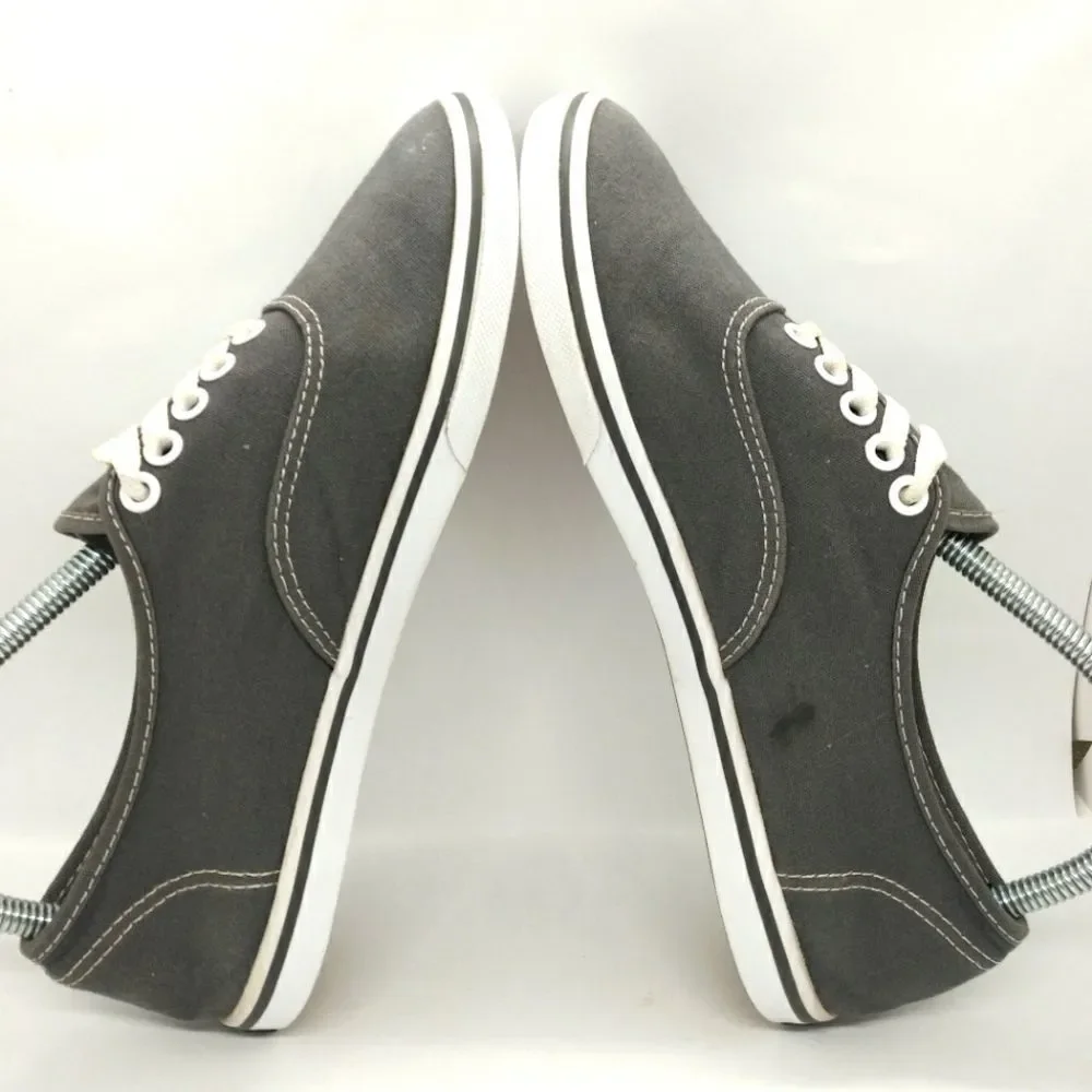 Vans Off The Wall Casual Canvas Sneakers Shoes Women's Size 8.5 Grey_5
